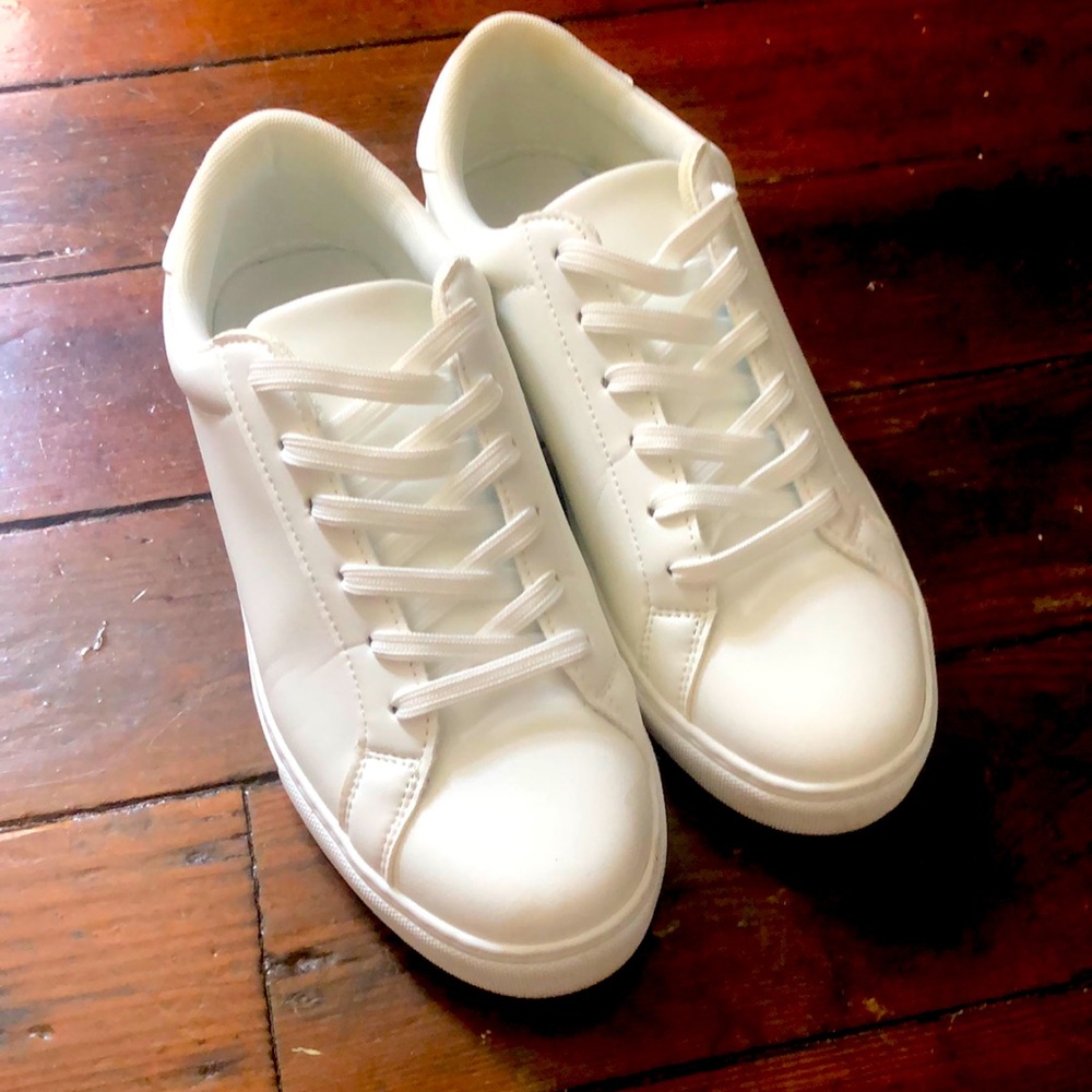 White Sneakers.